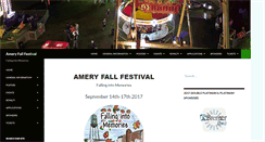 Desktop Screenshot of ameryfallfestival.org