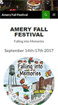 Mobile Screenshot of ameryfallfestival.org